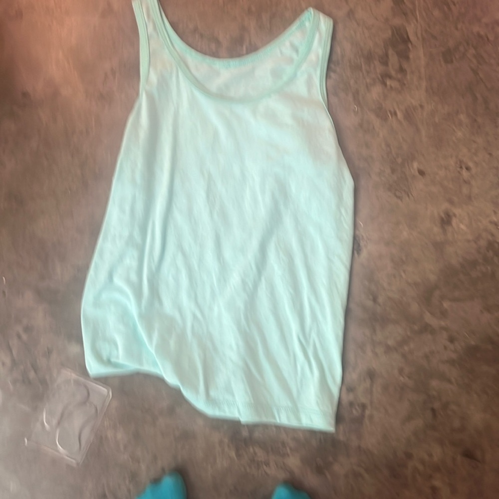 Blue tank top